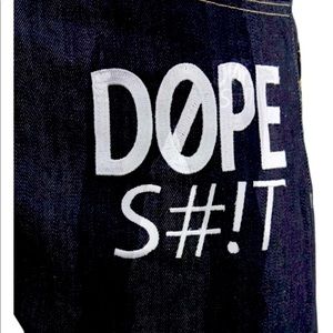 Dirty Money Jeans, hip hop baggy urban denim pants, skate wear. Size 36